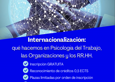 Cartel Jornadas Internacionalización. Información en Formación II Jornadas